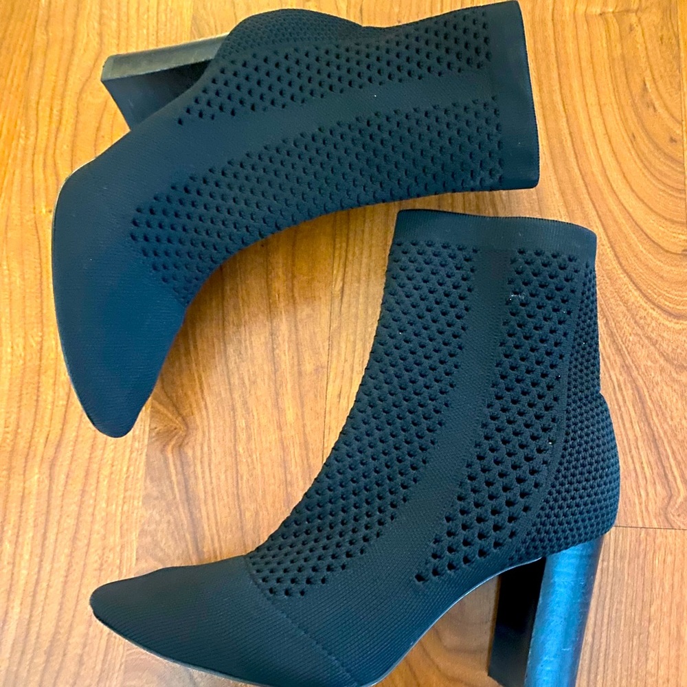 Discrete black booties by Charles David